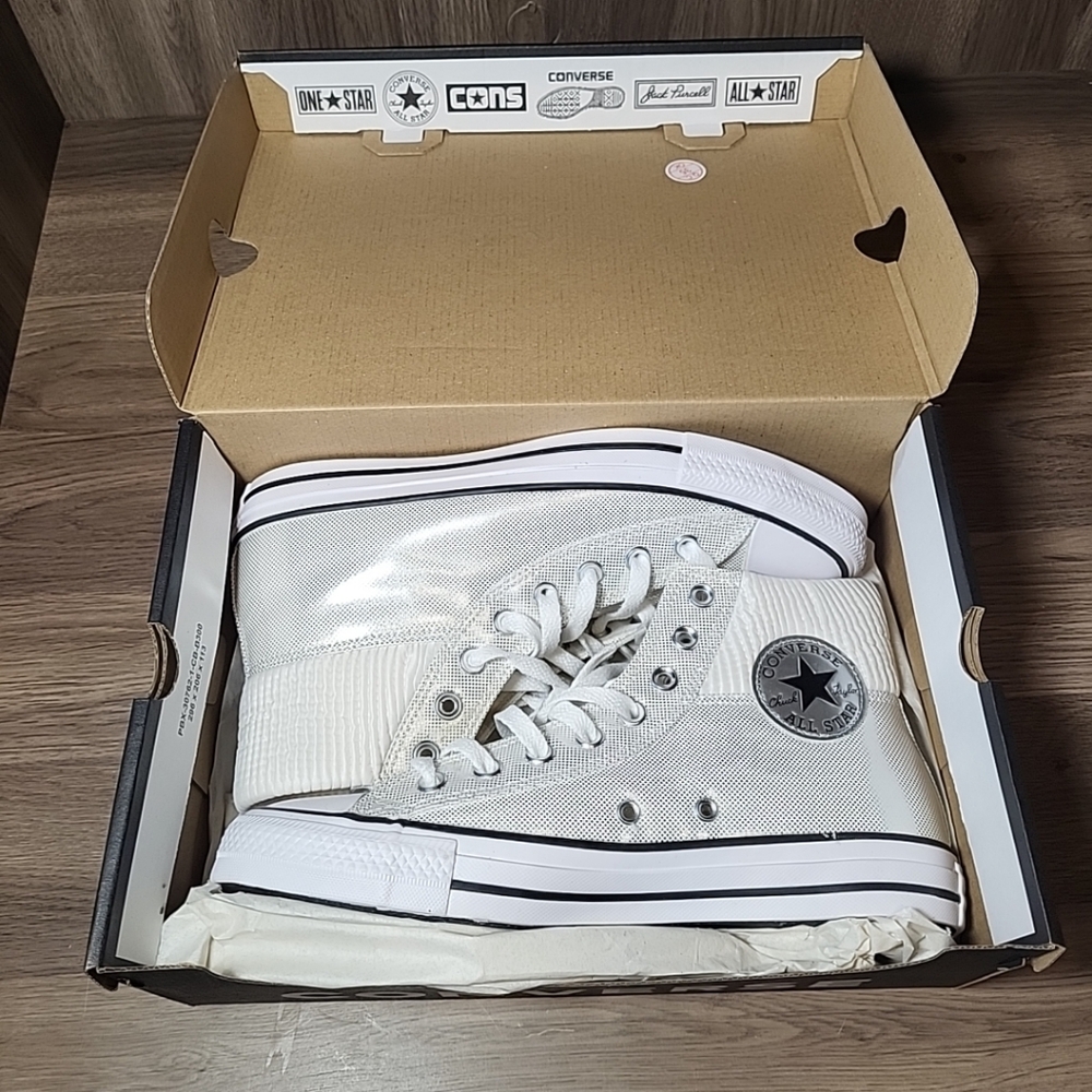 Converse White High Top Sneakers